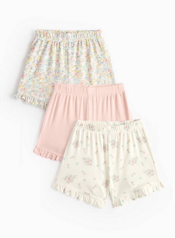 Floral Print Shorts 3 Pack 18-24 months